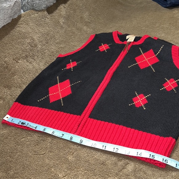 Mountain Lake Women’s Zipper Sweater Vest Size M - Picture 5 of 7